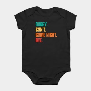 Game Night Baby Bodysuit